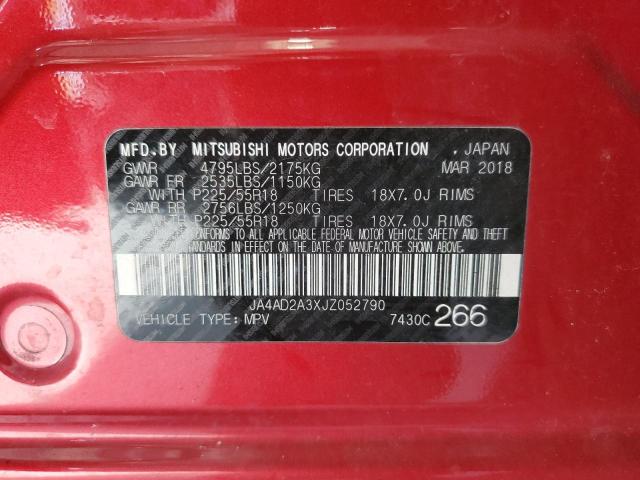 JA4AD2A3XJZ052790 - 2018 MITSUBISHI OUTLANDER ES Rot Foto 13