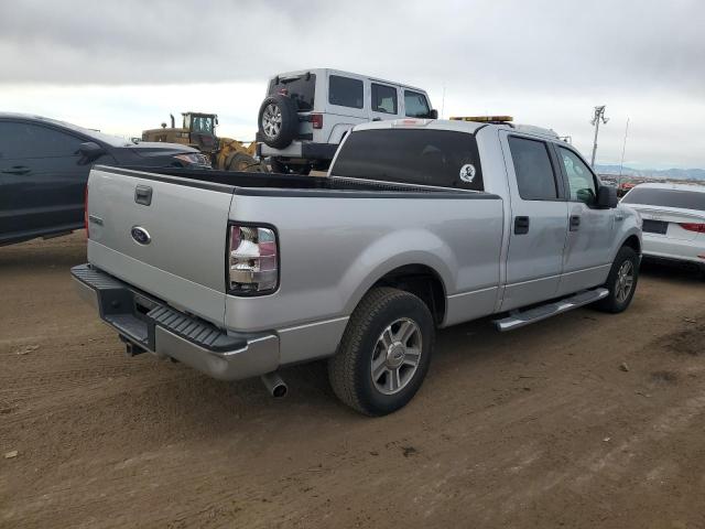 1FTPW12V58FC06323 - 2008 FORD F150 SUPERCREW SILVER photo 3