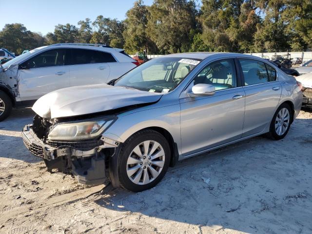 1HGCR2F85DA116324 - 2013 HONDA ACCORD EXL SILVER photo 1