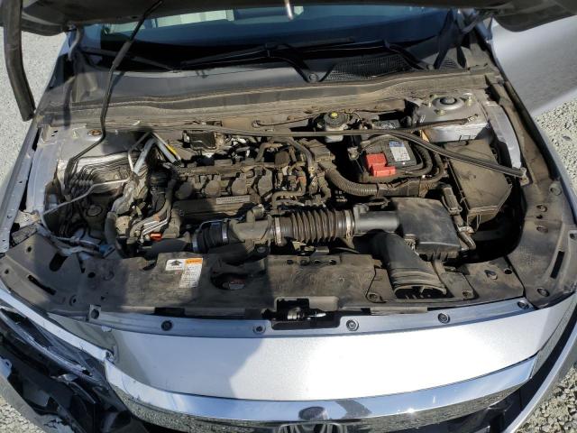 1HGCV1F41KA003924 - 2019 HONDA ACCORD EX SILVER photo 11