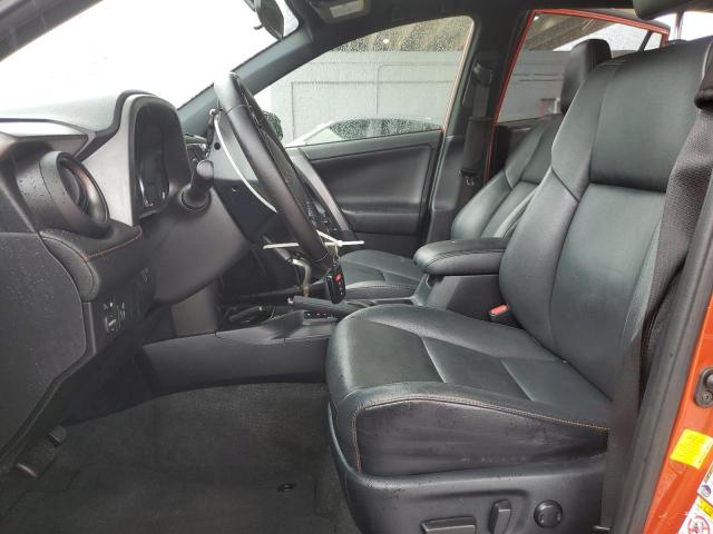 JTMNFREV2GD089313 - 2016 TOYOTA RAV4 SE ნარინჯისფერი ფოტო 7