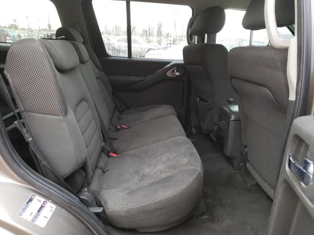 5N1AR18U76C675936 - 2006 NISSAN PATHFINDER LE TAN photo 11