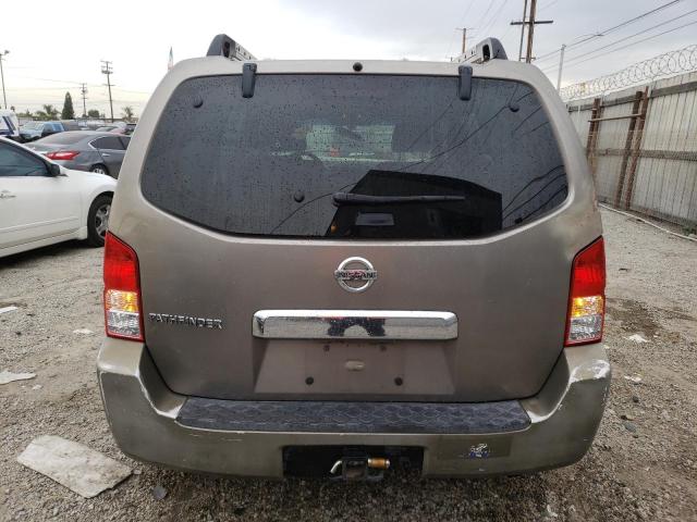 5N1AR18U76C675936 - 2006 NISSAN PATHFINDER LE TAN photo 6