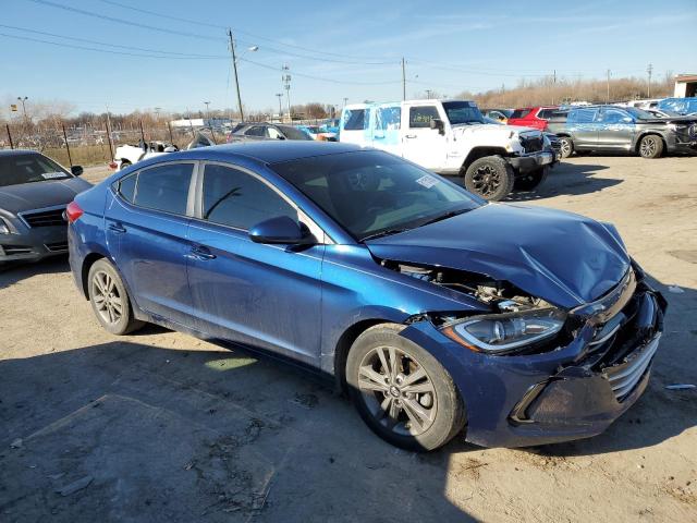 5NPD84LF9HH091107 - 2017 HYUNDAI ELANTRA SE BLUE photo 4