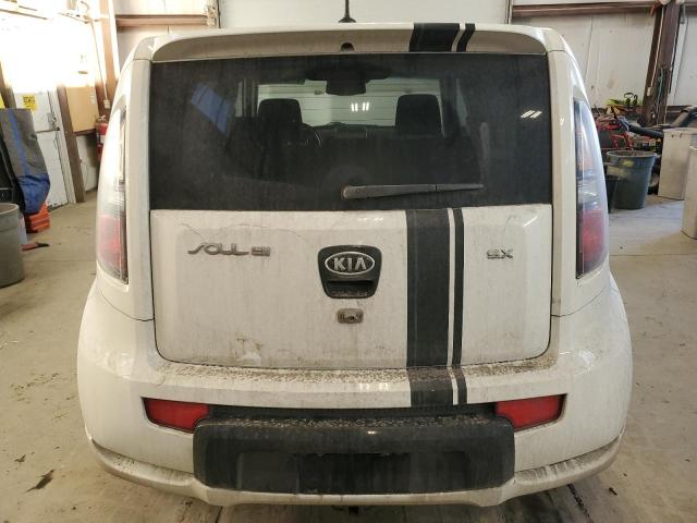 KNDJT2A25A7100174 - 2010 KIA SOUL + WHITE photo 6