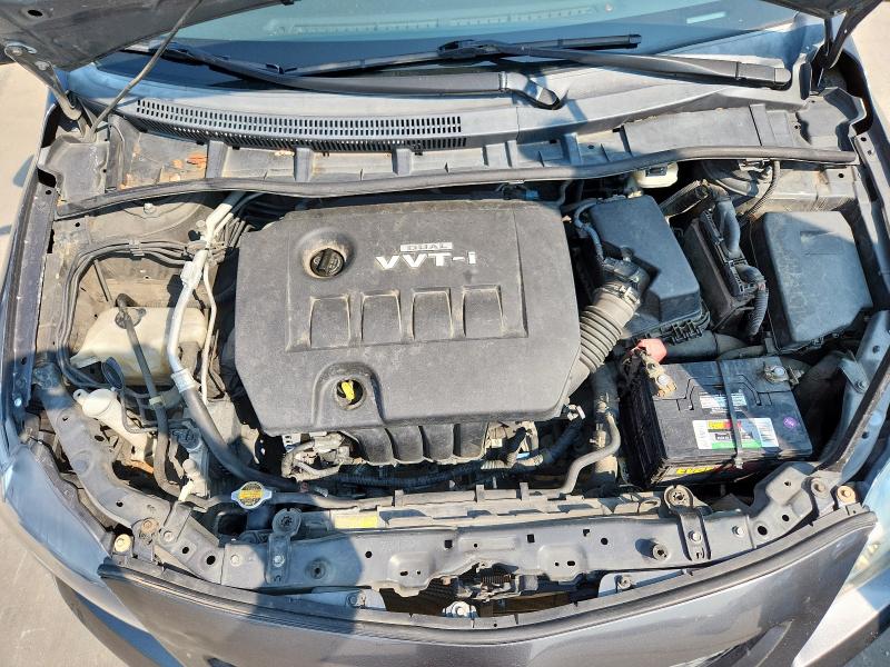 2T1BU40E19C120182 - 2009 TOYOTA COROLLA BASE رمادي صورة 11