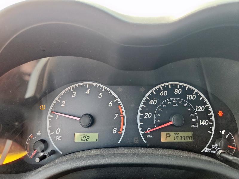 2T1BU40E19C120182 - 2009 TOYOTA COROLLA BASE رمادي صورة 9