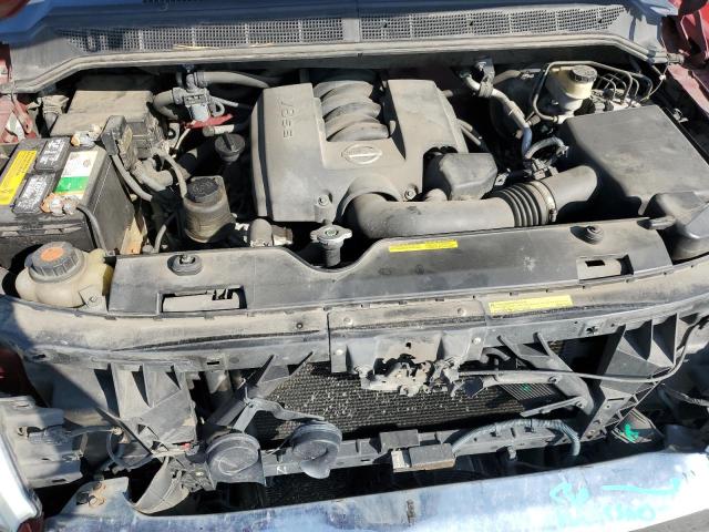 1N6AA07B94N570092 - 2004 NISSAN TITAN XE 勃艮第红 照片 11
