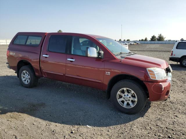1N6AA07B94N570092 - 2004 NISSAN TITAN XE 勃艮第红 照片 4
