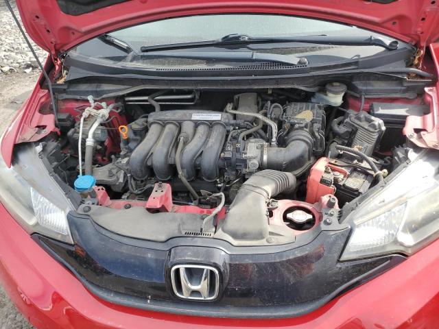 JHMGK5H53GX006607 - 2016 HONDA FIT LX RED photo 12