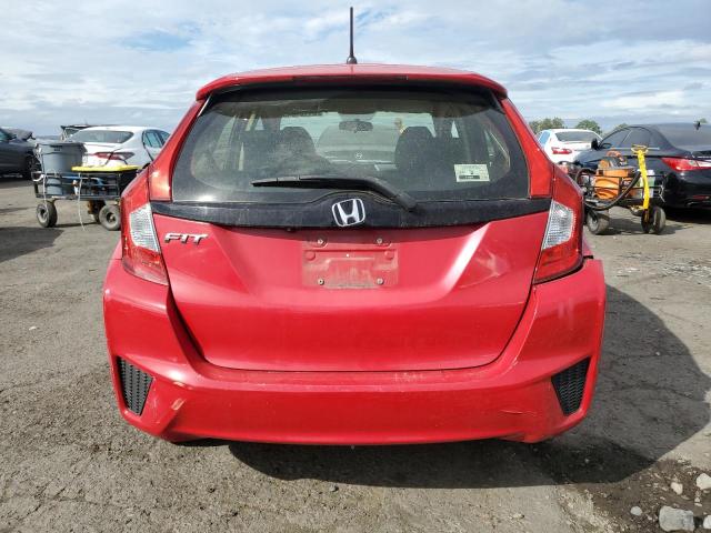 JHMGK5H53GX006607 - 2016 HONDA FIT LX RED photo 6