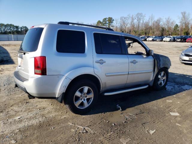 5FNYF38549B022889 - 2009 HONDA PILOT EXL GRAY photo 3