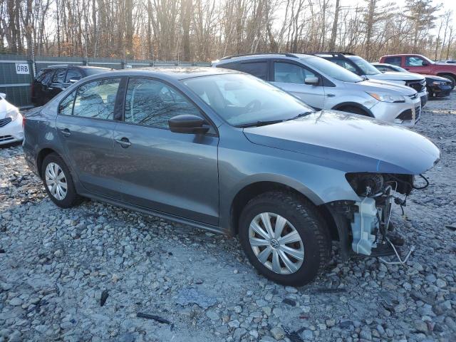 3VW1K7AJ3BM076761 - 2011 VOLKSWAGEN JETTA BASE GRAY photo 4