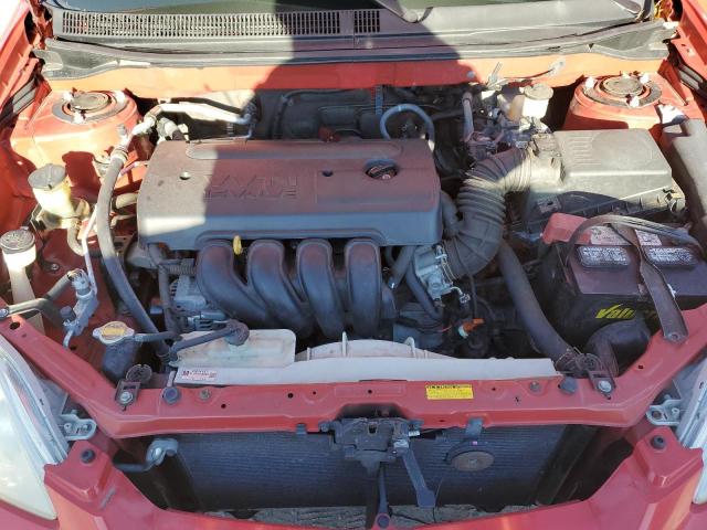 2T1KR32E88C713125 - 2008 TOYOTA COROLLA MA XR RED photo 11