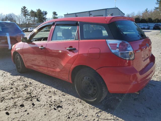 2T1KR32E88C713125 - 2008 TOYOTA COROLLA MA XR RED photo 2