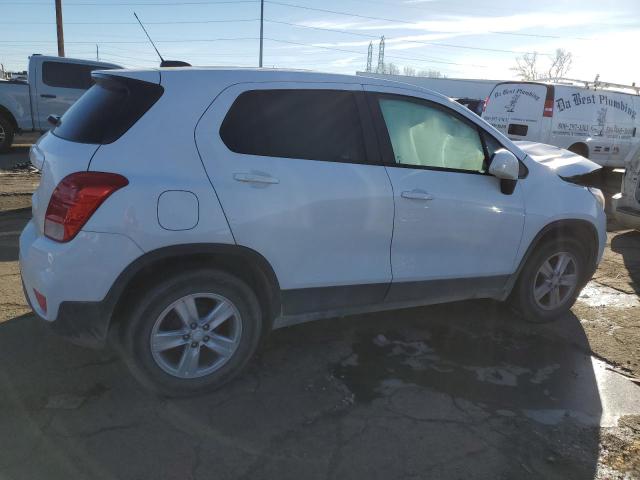 3GNCJKSB9KL391621 - 2019 CHEVROLET TRAX LS WHITE photo 3