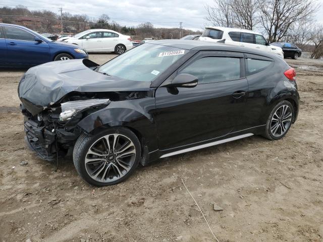 KMHTC6AE1GU278969 - 2016 HYUNDAI VELOSTER TURBO BLACK photo 1