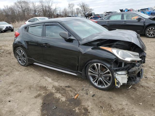 KMHTC6AE1GU278969 - 2016 HYUNDAI VELOSTER TURBO BLACK photo 4