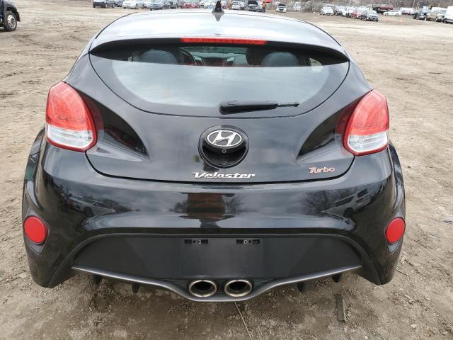 KMHTC6AE1GU278969 - 2016 HYUNDAI VELOSTER TURBO BLACK photo 6