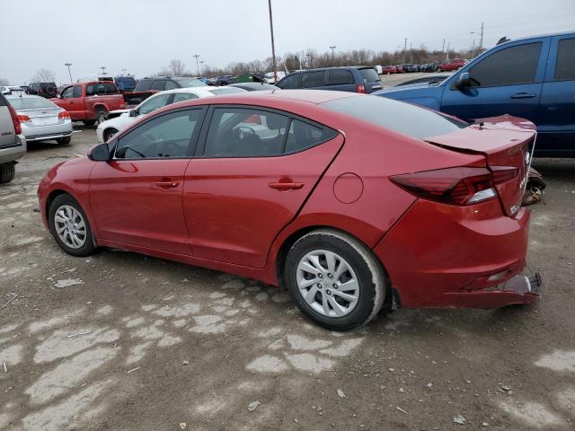 5NPD74LF9KH480128 - 2019 HYUNDAI ELANTRA SE RED photo 2