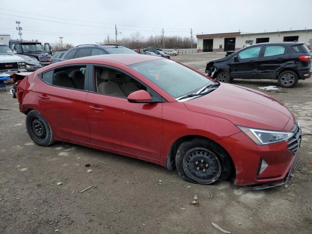 5NPD74LF9KH480128 - 2019 HYUNDAI ELANTRA SE RED photo 4