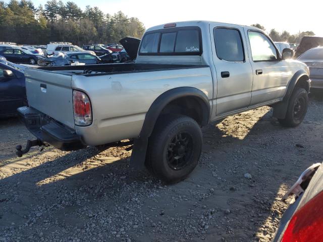 5TEGM92N02Z051436 - 2002 TOYOTA TACOMA DOUBLE CAB PRERUNNER SILVER photo 3
