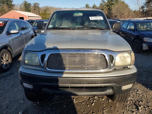 5TEGM92N02Z051436 - 2002 TOYOTA TACOMA DOUBLE CAB PRERUNNER SILVER photo 5