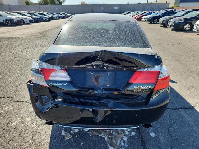 1HGCR2F59DA213550 - 2013 HONDA ACCORD SPORT BLACK photo 6