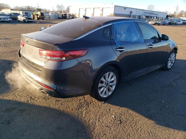 5XXGT4L39JG247827 - 2018 KIA OPTIMA LX GRAY photo 3