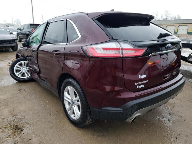 2FMPK4J97LBA26008 - 2020 FORD EDGE SEL MAROON photo 2