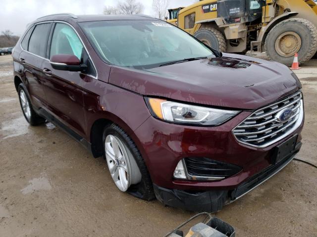 2FMPK4J97LBA26008 - 2020 FORD EDGE SEL MAROON photo 4