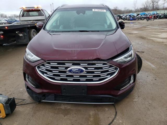 2FMPK4J97LBA26008 - 2020 FORD EDGE SEL MAROON photo 5