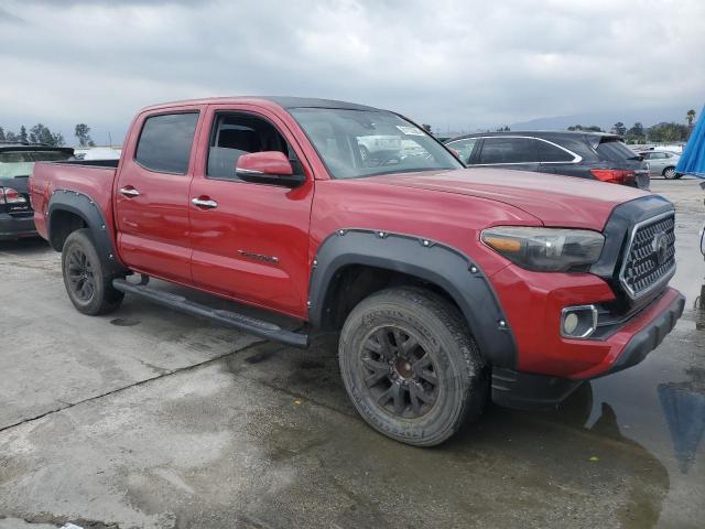 3TMAZ5CN1JM059541 - 2018 TOYOTA TACOMA DOUBLE CAB RED photo 4