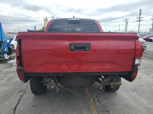 3TMAZ5CN1JM059541 - 2018 TOYOTA TACOMA DOUBLE CAB RED photo 6