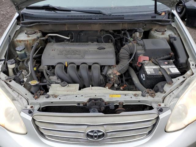 2T1BR32E23C774429 - 2003 TOYOTA COROLLA CE SILVER photo 11