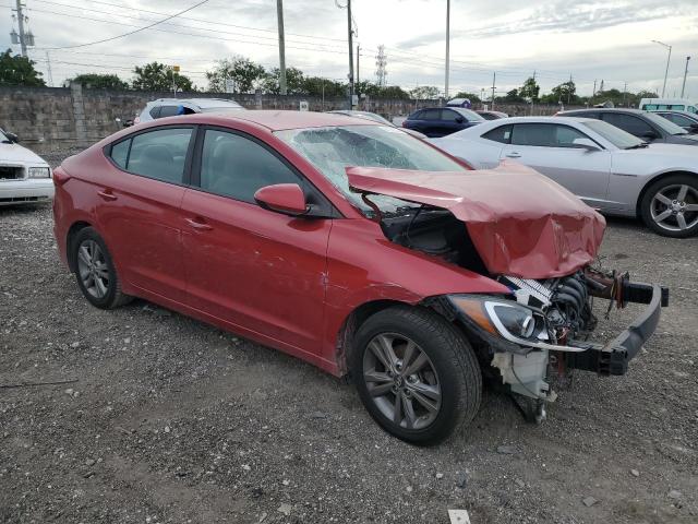 5NPD84LF4HH123459 - 2017 HYUNDAI ELANTRA SE RED photo 4