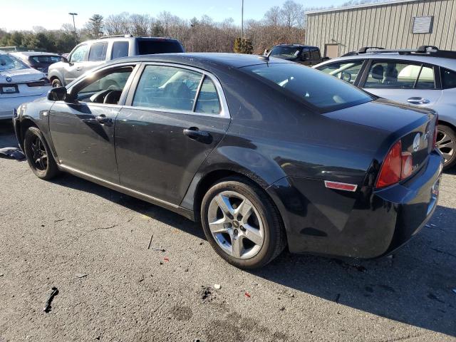 1G1ZH57B184244029 - 2008 CHEVROLET MALIBU 1LT BLACK photo 2