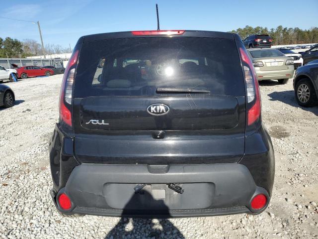 KNDJN2A27G7254761 - 2016 KIA SOUL BLACK photo 6