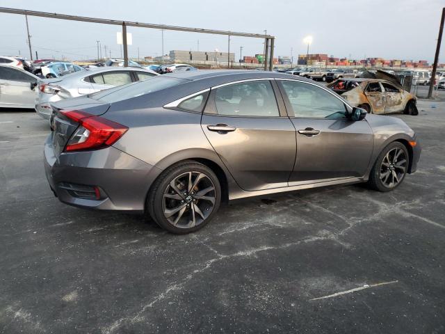 2HGFC2F81KH582491 - 2019 HONDA CIVIC SPORT GRAY photo 3