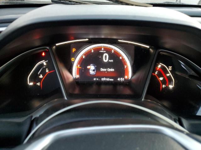 2HGFC2F81KH582491 - 2019 HONDA CIVIC SPORT GRAY photo 9