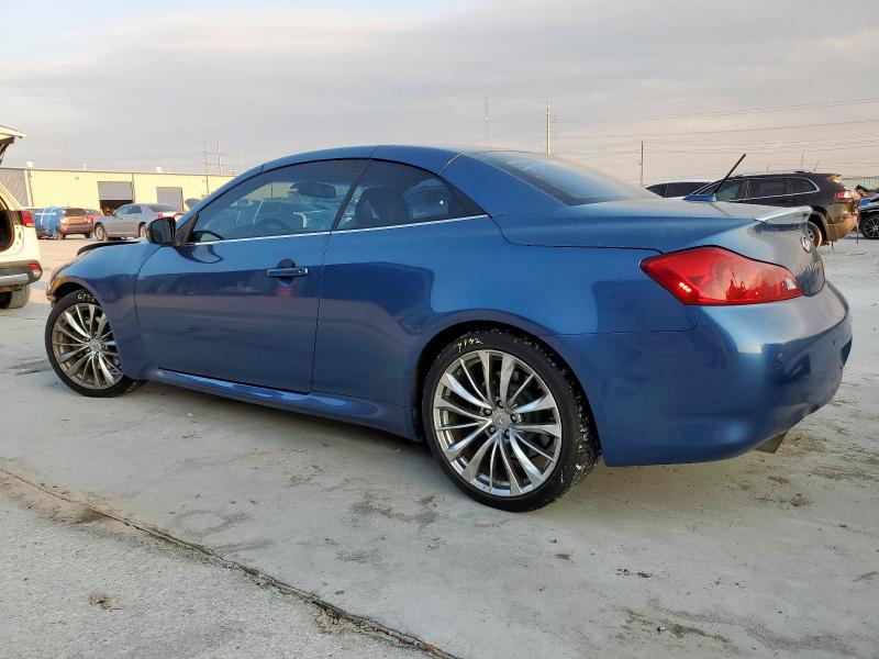 JN1CV6FE5AM351374 - 2010 INFINITI G37 BASE 蓝色 照片 2