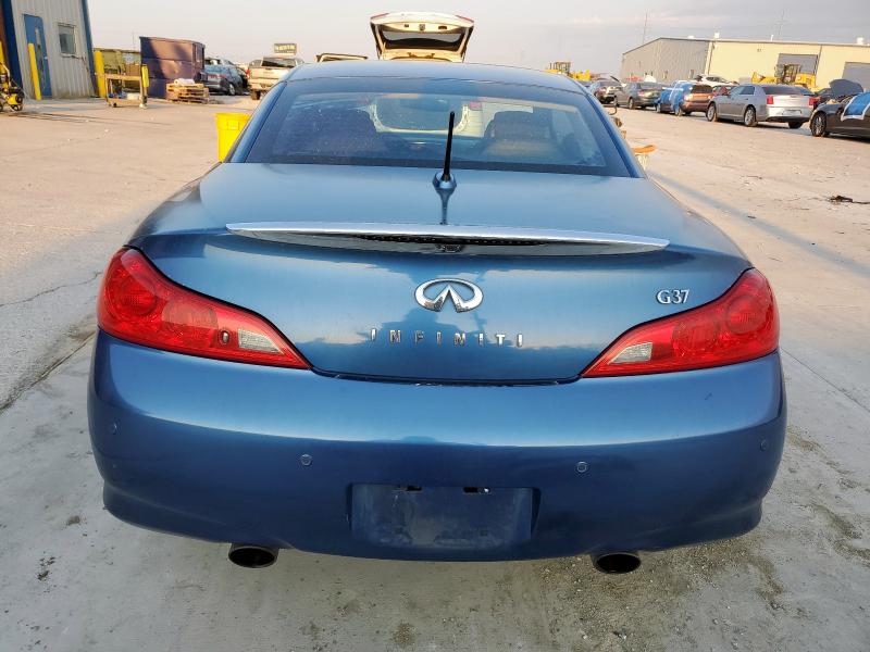 JN1CV6FE5AM351374 - 2010 INFINITI G37 BASE 蓝色 照片 6