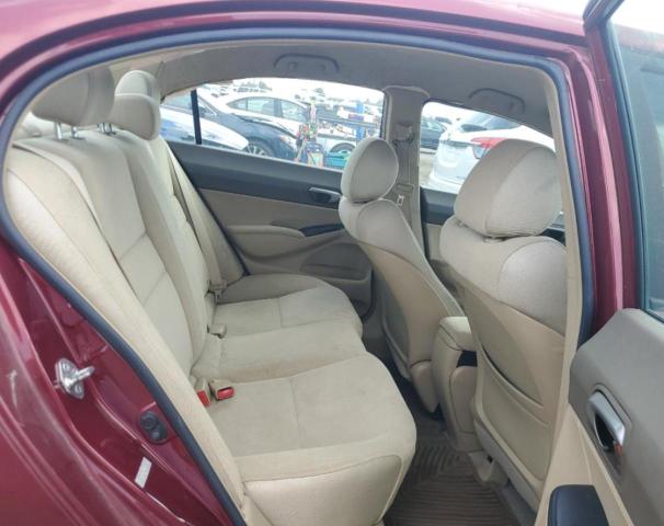 1HGFA16557L136201 - 2007 HONDA CIVIC LX 勃艮第红 照片 10