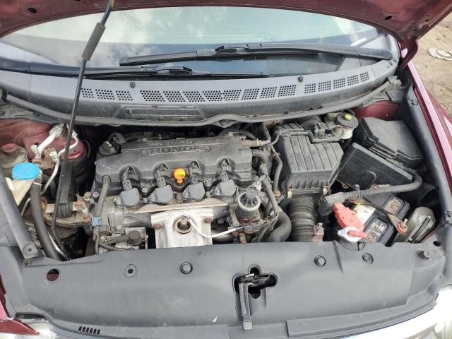 1HGFA16557L136201 - 2007 HONDA CIVIC LX 勃艮第红 照片 11
