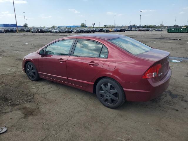 1HGFA16557L136201 - 2007 HONDA CIVIC LX 勃艮第红 照片 2