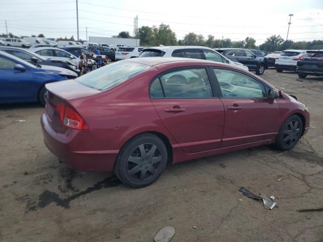 1HGFA16557L136201 - 2007 HONDA CIVIC LX 勃艮第红 照片 3
