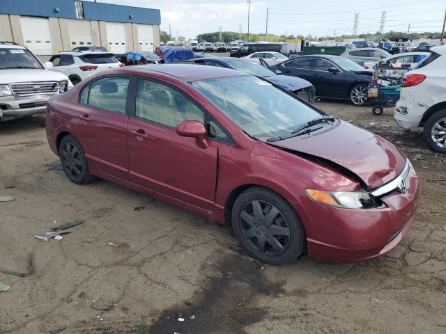 1HGFA16557L136201 - 2007 HONDA CIVIC LX 勃艮第红 照片 4