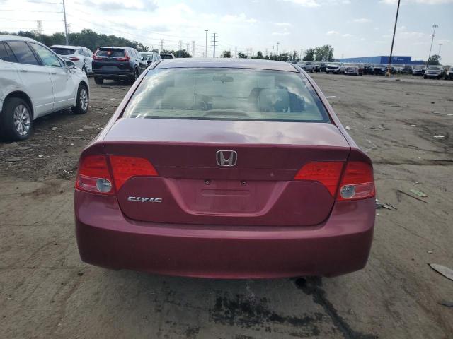 1HGFA16557L136201 - 2007 HONDA CIVIC LX 勃艮第红 照片 6