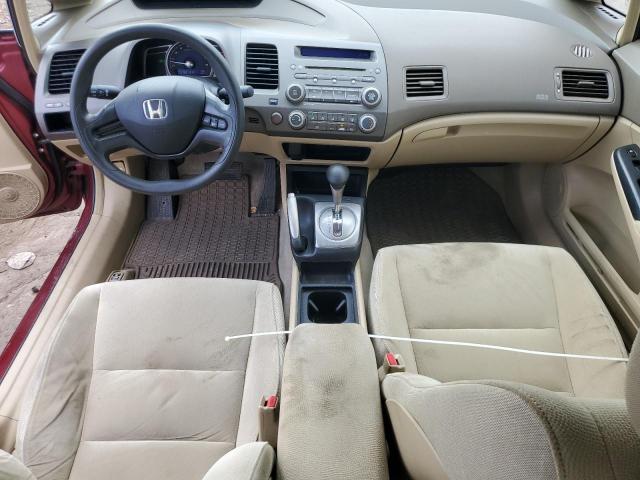 1HGFA16557L136201 - 2007 HONDA CIVIC LX 勃艮第红 照片 8