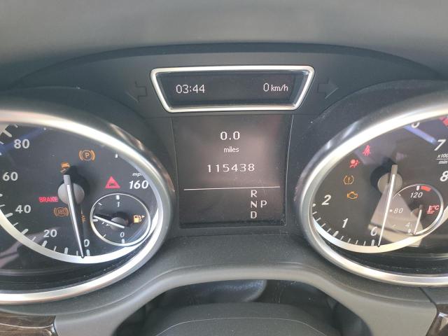 4JGDA5HB0CA000771 - 2012 MERCEDES-BENZ ML 350 4MATIC BLACK photo 9